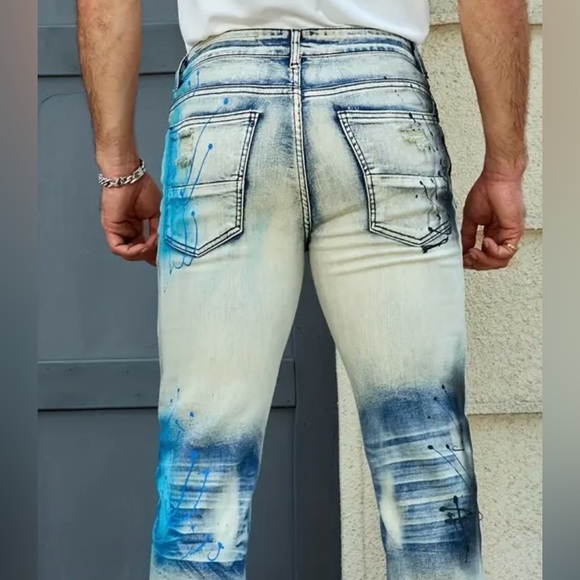 NWT!!! Mens stylish jeans; size 42W - Picture 2 of 6